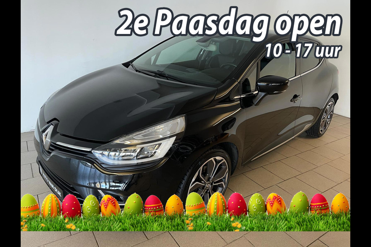 Renault Clio 0.9 TCe Intens AIRCO CLIMA NAVI CRUISE LED HALF LEER PRIVACY GLAS VELGEN NIEUWSTAAT
