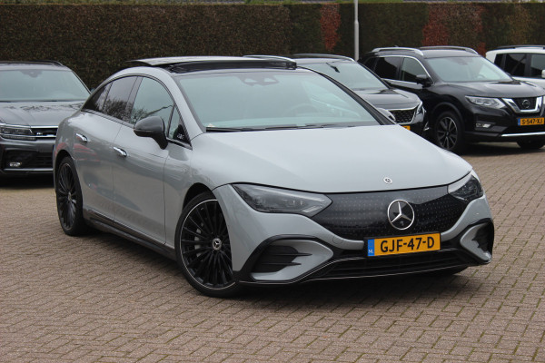 Mercedes-Benz EQE 350 AMG Line 89 kWh / SoH 95,7% / Panoramadak / Camera / Achterasbesturing / Head-up / Luxe Leder / Premium Plus-pakket / Stoelventilatie + Verwarming + Massage / Navigatie / Dodehoek / DAB / ACC