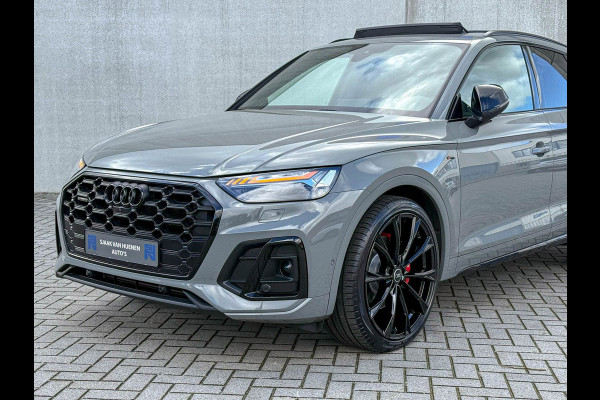 Audi Q5 55TFSI e 367PK Quattro Competition S Edition S-Line 1é Eig!|Pano|Luchtvering|S5-stoelen|HD Matrix|Carbon|Trekhaak|Ambiance