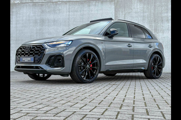 Audi Q5 55TFSI e 367PK Quattro Competition S Edition S-Line 1é Eig!|Pano|Luchtvering|S5-stoelen|HD Matrix|Carbon|Trekhaak|Ambiance