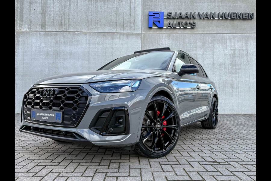 Audi Q5 55TFSI e 367PK Quattro Competition S Edition S-Line 1é Eig!|Pano|Luchtvering|S5-stoelen|HD Matrix|Carbon|Trekhaak|Ambiance