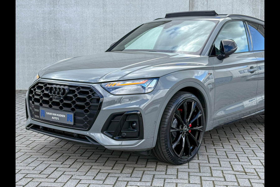 Audi Q5 55TFSI e 367PK Quattro Competition S Edition S-Line 1é Eig!|Pano|Luchtvering|S5-stoelen|HD Matrix|Carbon|Trekhaak|Ambiance