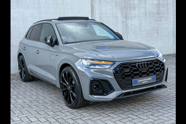 Audi Q5 55TFSI e 367PK Quattro Competition S Edition S-Line 1é Eig!|Pano|Luchtvering|S5-stoelen|HD Matrix|Carbon|Trekhaak|Ambiance