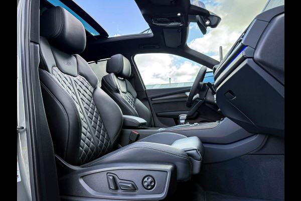 Audi Q5 55TFSI e 367PK Quattro Competition S Edition S-Line 1é Eig!|Pano|Luchtvering|S5-stoelen|HD Matrix|Carbon|Trekhaak|Ambiance