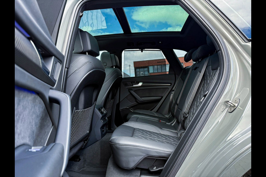 Audi Q5 55TFSI e 367PK Quattro Competition S Edition S-Line 1é Eig!|Pano|Luchtvering|S5-stoelen|HD Matrix|Carbon|Trekhaak|Ambiance