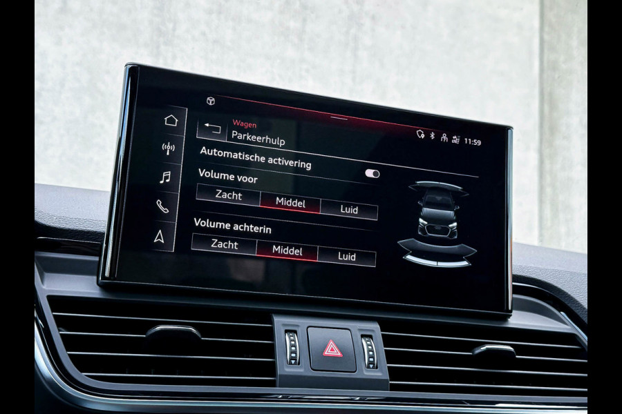 Audi Q5 55TFSI e 367PK Quattro Competition S Edition S-Line 1é Eig!|Pano|Luchtvering|S5-stoelen|HD Matrix|Carbon|Trekhaak|Ambiance