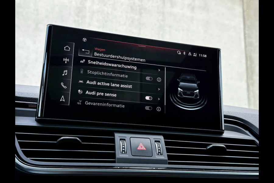 Audi Q5 55TFSI e 367PK Quattro Competition S Edition S-Line 1é Eig!|Pano|Luchtvering|S5-stoelen|HD Matrix|Carbon|Trekhaak|Ambiance