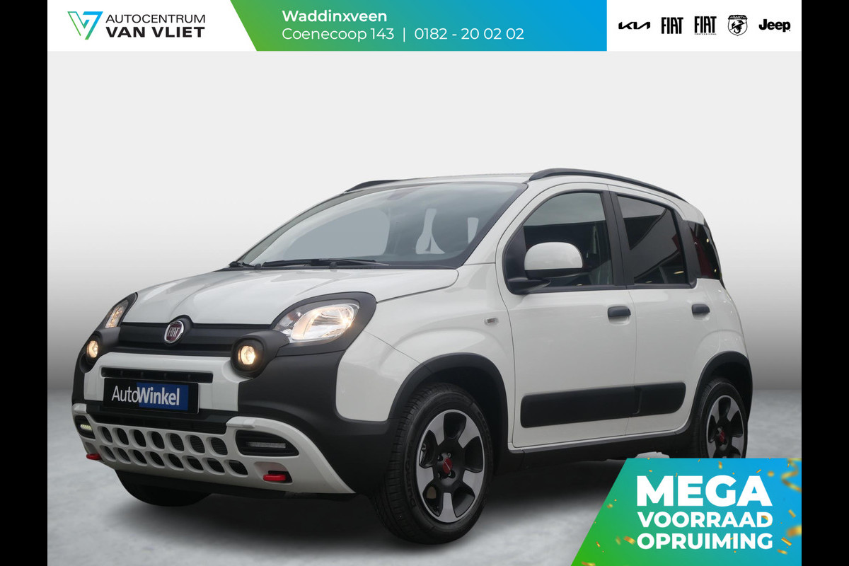Fiat Panda Hybrid Cross | Airco | Bluetooth Dakrails | LED | PDC | Uit voorraad leverbaar !