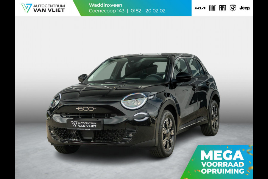 Fiat 600 1.2 Hybrid 110pk Black Edition | Uit voorraad leverbaar !