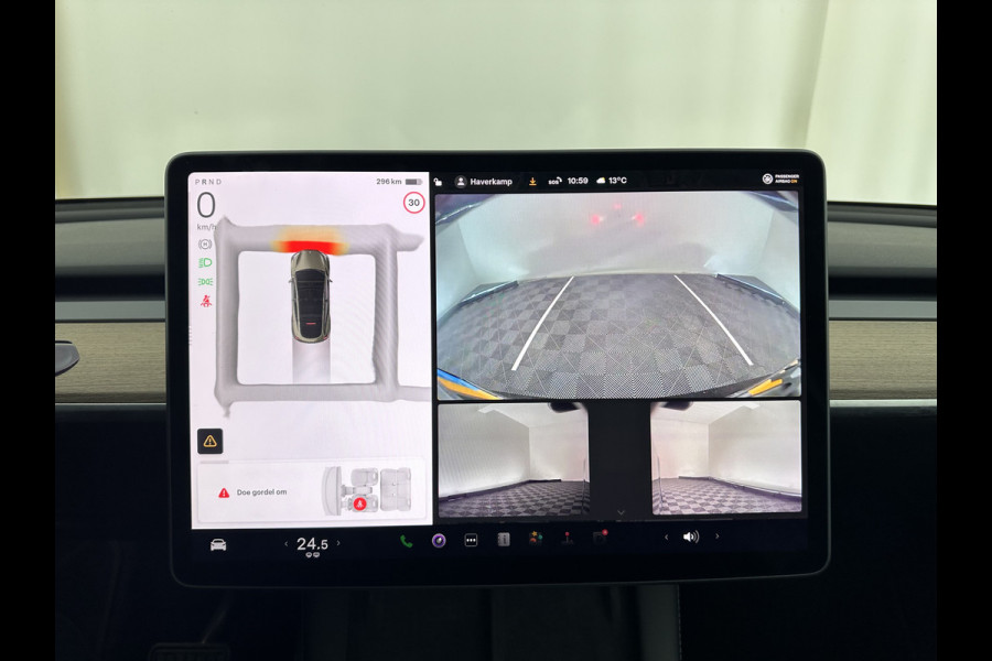 Tesla Model Y RWD 58 kWh [ 3-Fase-11kW ] {SOH-91%} (INCL-BTW) Aut. *PANO | LEATHER | AUTO-PILOT | NAVI-FULLMAP | MATRIX-LED | KEYLESS | CAMERA | DAB+ | HEATED-COMFORTSEATS | PRIVACYGLASS | TOPVIEW | TOWBAR | 19''ALU*