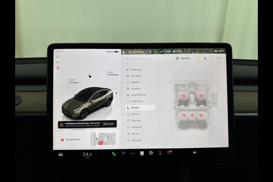 Tesla Model Y RWD 58 kWh [ 3-Fase-11kW ] {SOH-91%} (INCL-BTW) Aut. *PANO | LEATHER | AUTO-PILOT | NAVI-FULLMAP | MATRIX-LED | KEYLESS | CAMERA | DAB+ | HEATED-COMFORTSEATS | PRIVACYGLASS | TOPVIEW | TOWBAR | 19''ALU*