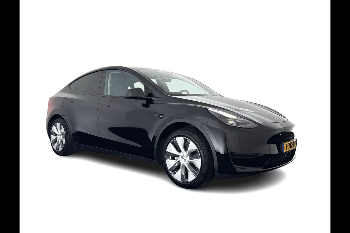 Tesla Model Y RWD 58 kWh [ 3-Fase-11kW ] {SOH-91%} (INCL-BTW) Aut. *PANO | LEATHER | AUTO-PILOT | NAVI-FULLMAP | MATRIX-LED | KEYLESS | CAMERA | DAB+ | HEATED-COMFORTSEATS | PRIVACYGLASS | TOPVIEW | TOWBAR | 19''ALU*