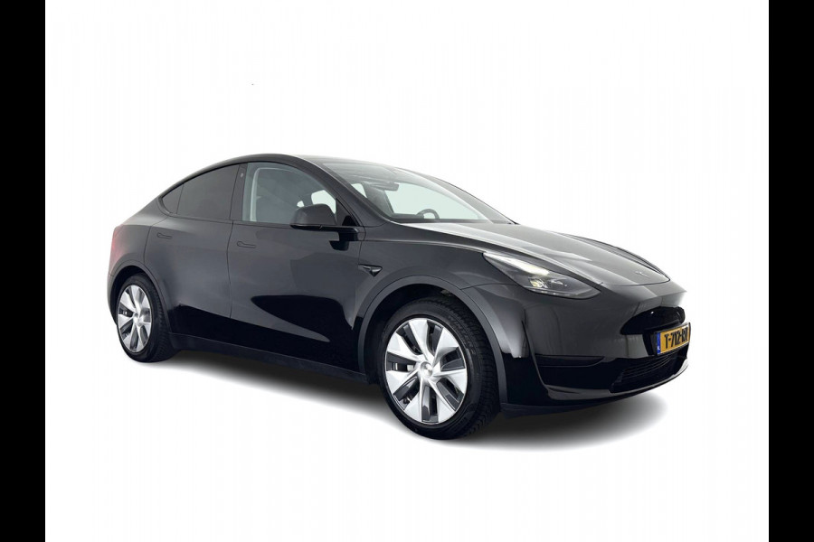 Tesla Model Y RWD 58 kWh [ 3-Fase-11kW ] {SOH-91%} (INCL-BTW) Aut. *PANO | LEATHER | AUTO-PILOT | NAVI-FULLMAP | MATRIX-LED | KEYLESS | CAMERA | DAB+ | HEATED-COMFORTSEATS | PRIVACYGLASS | TOPVIEW | TOWBAR | 19''ALU*