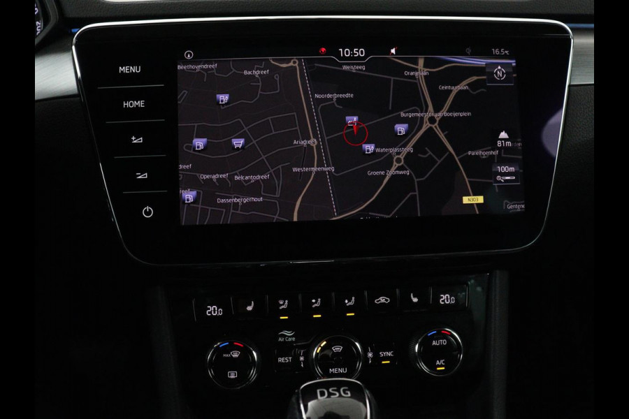 Škoda Superb 1.5 TSI Style Business | Panoramadak | Leder | Adaptive cruise | Stoelverwarming | Camera | Bi-Xenon | Navigatie | Dodehoek detectie | Getint glas