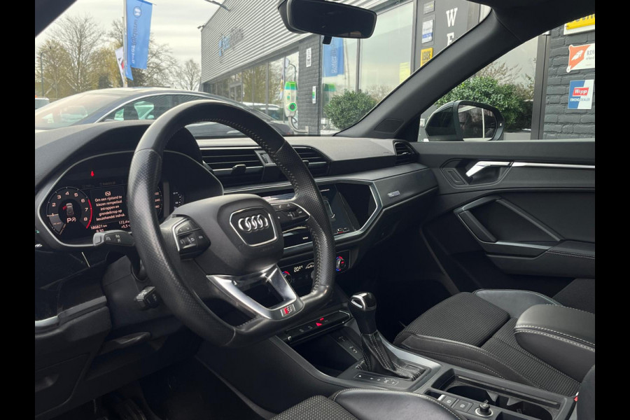 Audi Q3 35 TFSI 3x S Line Pro, Automaat, Pano, CarPlay, Camera, Cruise, Virtual Cockpit, 19"LM