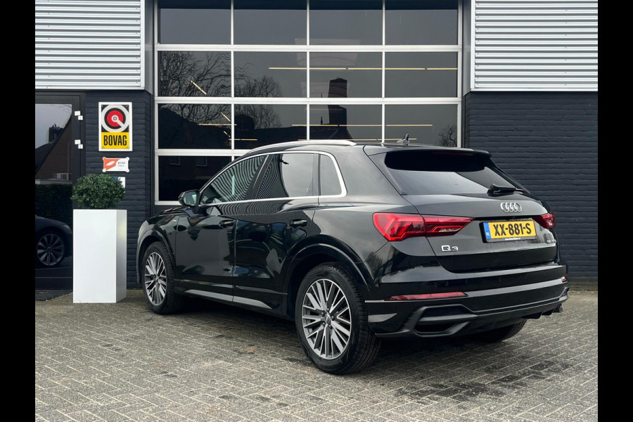 Audi Q3 35 TFSI 3x S Line Pro, Automaat, Pano, CarPlay, Camera, Cruise, Virtual Cockpit, 19"LM