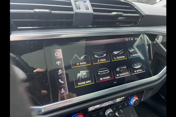 Audi Q3 35 TFSI 3x S Line Pro, Automaat, Pano, CarPlay, Camera, Cruise, Virtual Cockpit, 19"LM
