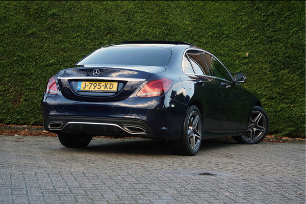 Mercedes-Benz C-Klasse C 180 AMG line | Sound Multibeam Panoramadak Bruin leder Artico