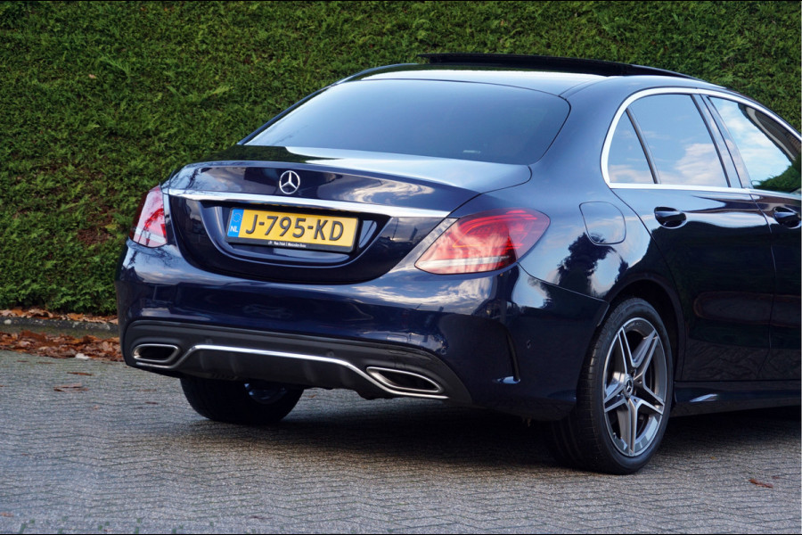 Mercedes-Benz C-Klasse C 180 AMG line | Sound Multibeam Panoramadak Bruin leder Artico