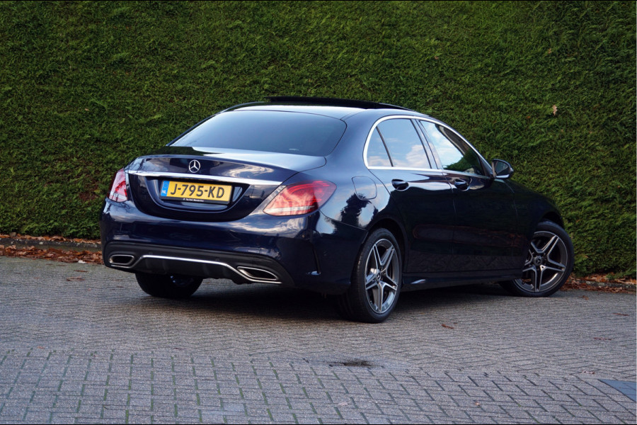 Mercedes-Benz C-Klasse C 180 AMG line | Sound Multibeam Panoramadak Bruin leder Artico