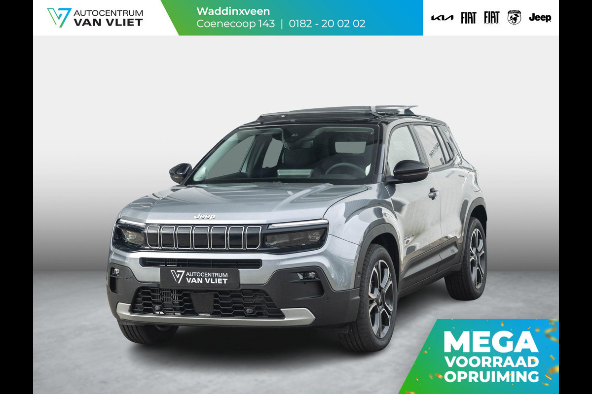 Jeep Avenger 1.2 e-Hybrid Summit | Uit voorraad leverbaar | Winter Pack | Schuif/Kanteldak | Infotaiment&Convenience Pack | Bicolore