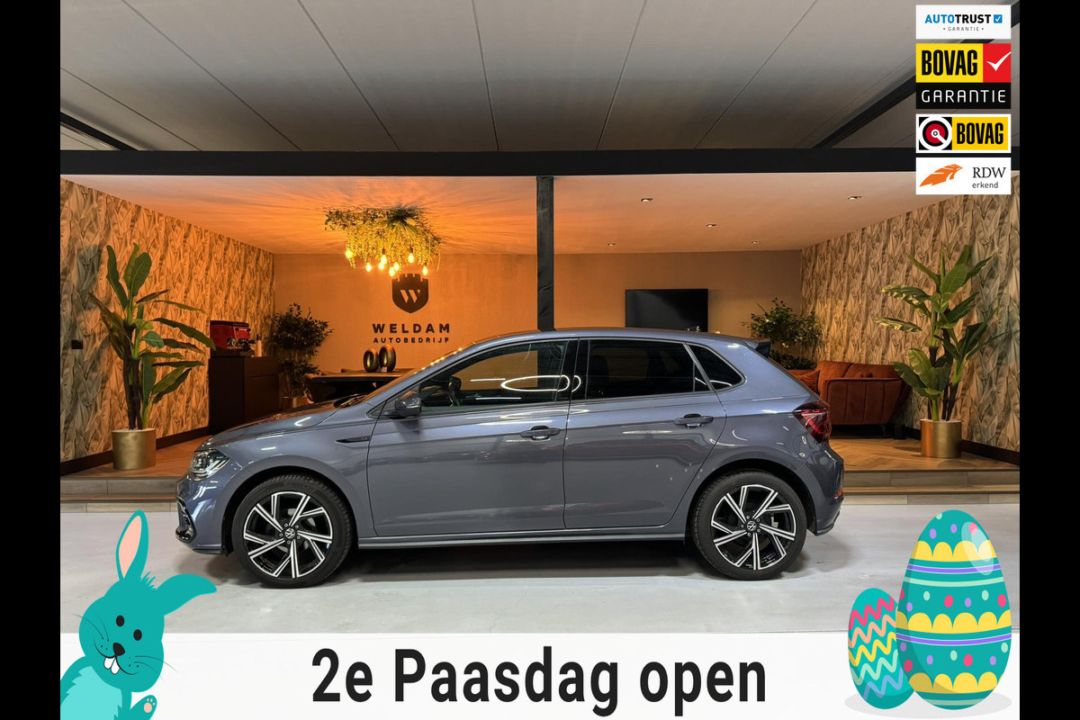 Volkswagen Polo 1.0 TSI 3x R-Line Garantie Pano IQ. Matrix Led Carplay Camera Keyless IQ. Drive Lane ACC Navi Clima Rijklaar