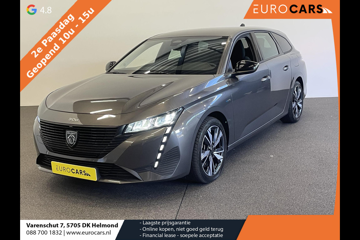 Peugeot 308 SW 1.6 PHEV 180pk Active Pack Business Navigatie Carplay PDC VA + Camera 17" LM Velgen Adaptive Cruise Control Full LED Virtual Cockpit