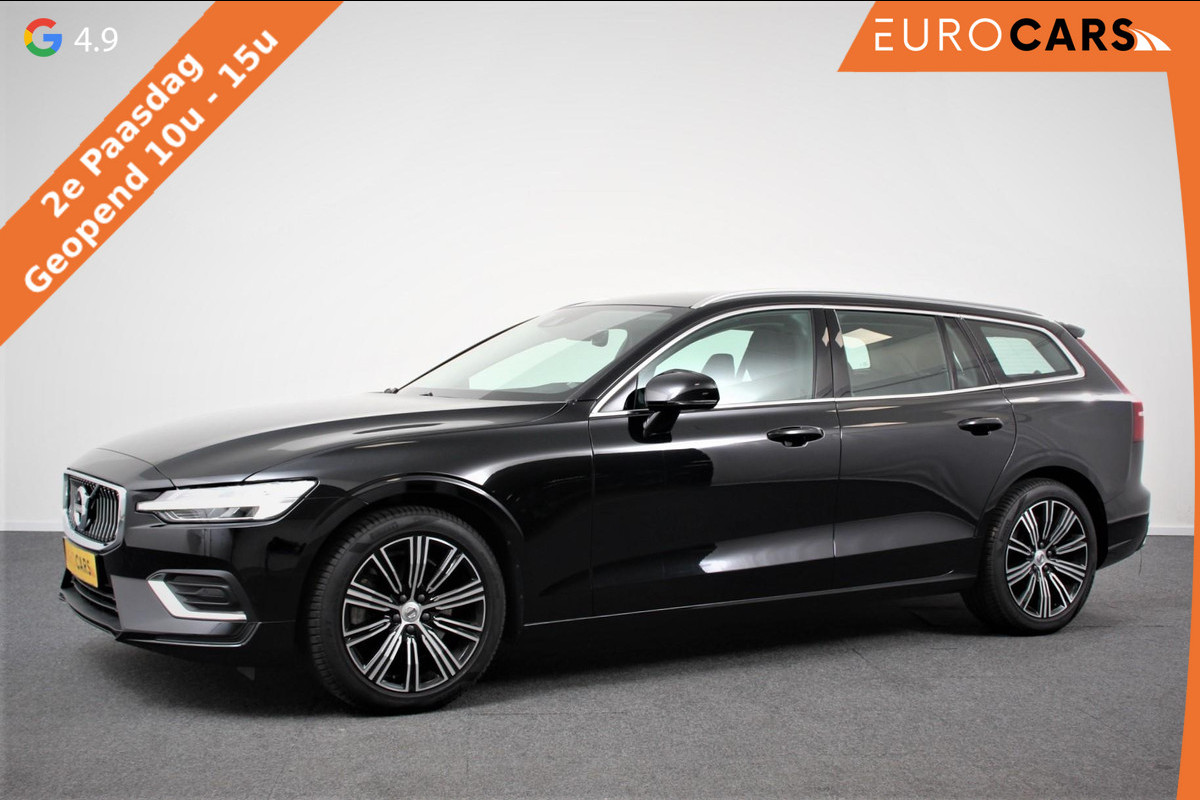 Volvo V60 2.0 T5 250pk Automaat Inscription Navigatie Apple Carpla/Android Auto Climate control Leder Parkeer sensoren Virtual Cockpit |Lichtmetalen velgen 18"