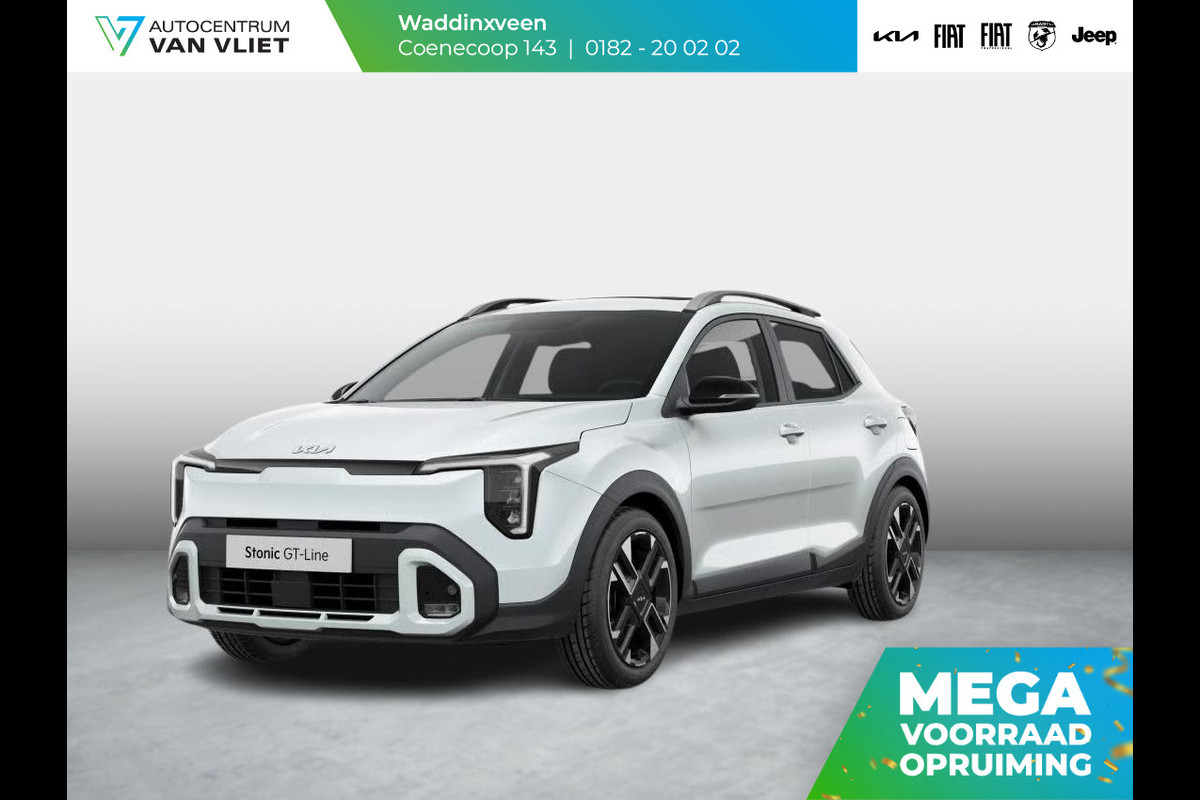 Kia Stonic 1.0 T-GDi MHEV GT-Line | Uit voorraad leverbaar | Automaat | Schuif/kantel | Navigatie | Camera | Carplay | Climate | Cruise