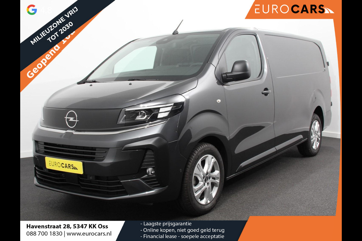 Opel Vivaro 2.0 BlueHDi 180 S&S L3 Automaat Apple Carplay /  Android Auto Parkeersensoren V+A Trekhaak Camera Navigatie Cruise Control LED koplampen houten afwerking laadruimte