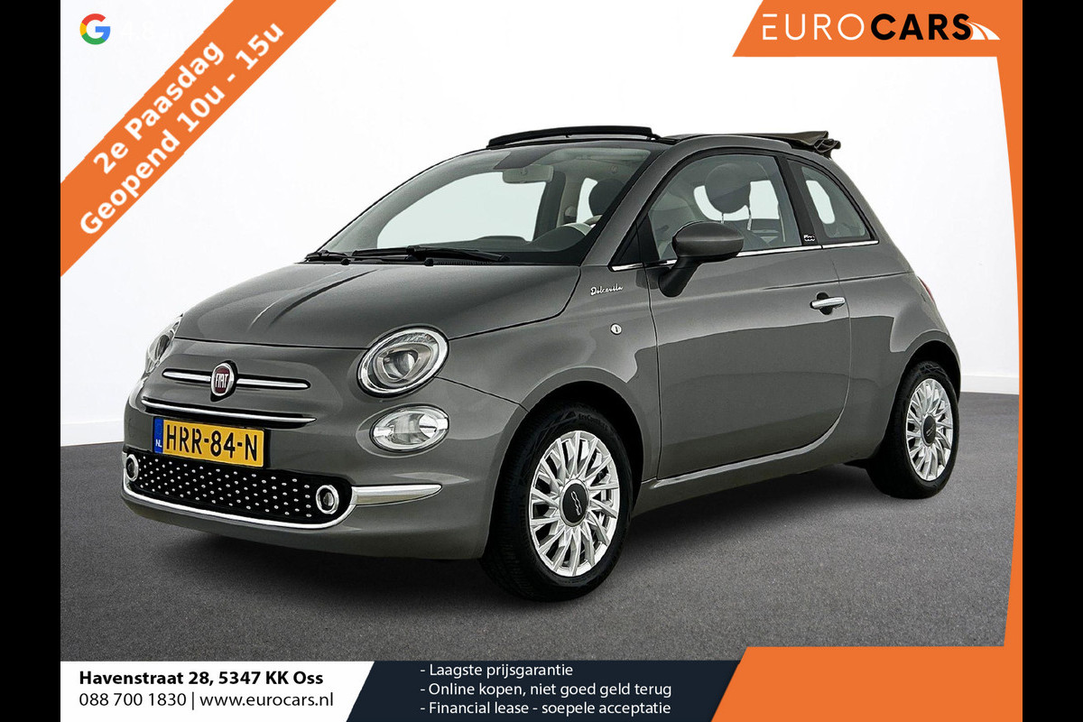 Fiat 500C 1.0 Hybrid Dolcevita Cabriolet | Climate Control | Sportstoelen | Parkeersensoren achter | Cruise Control | DAB | Lichtmetalen Velgen