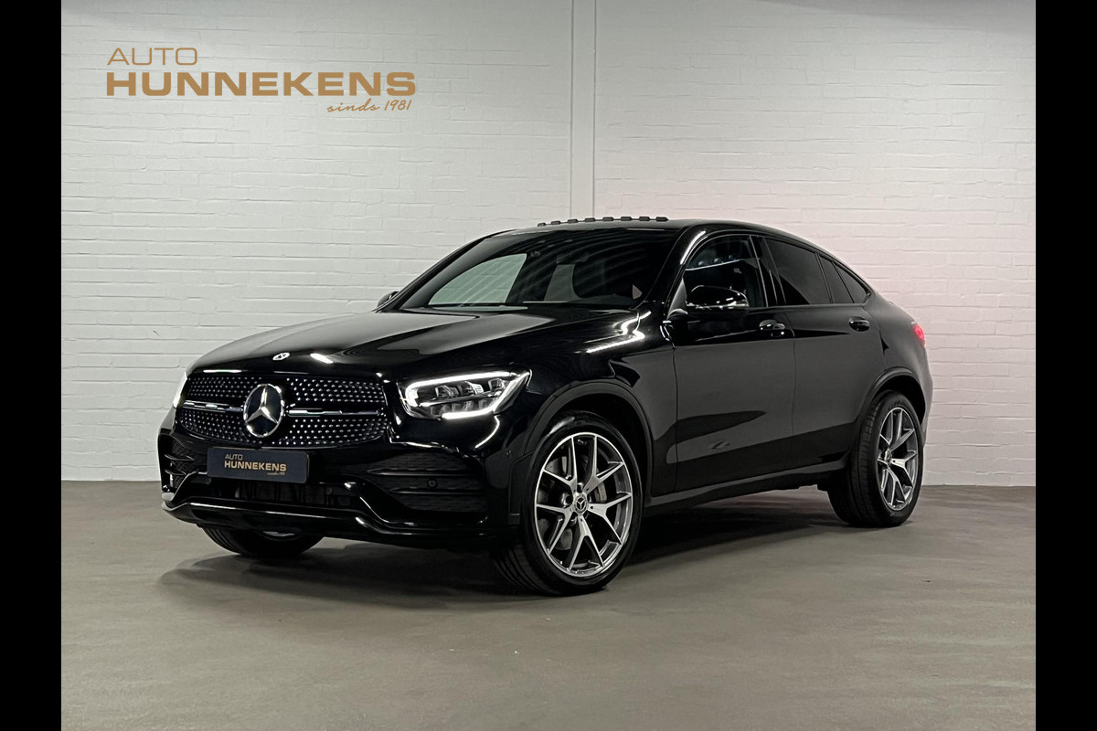 Mercedes-Benz GLC Coupé 300 4MATIC AMG Open dak | Burmester | Sfeerverlichting | Stuur-/stoelverwarming | Achteruitrij camera | Carplay