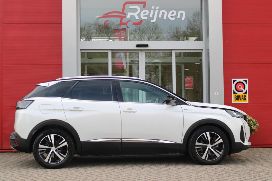 Peugeot 3008 1.6 HYbrid4 300PK GT PACK BUSINESS | CAMERA VOOR + ACHTER | APPLE CARPLAY/ANDROID AUTO | ELEKTRISCH BEDIENBARE ACHTERKLEP | ADAPTIVE CRUISE CONTROL | 18" LICHTMETALEN VELGEN | FULL LED KOPLAMPEN | DODEHOEK BEWAKING | CLIMATE CONTROL | NAVIGATIE | DAB+ RADIO | KEYLESS ENTRY/START |