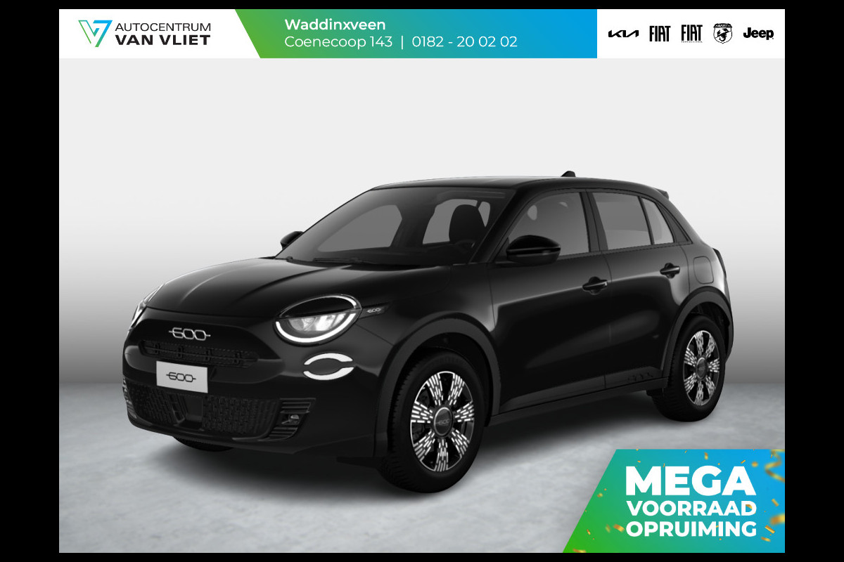 Fiat 600 1.2 Hybrid Icon | Clima | Navi | Keyless | Camera | Apple Carplay