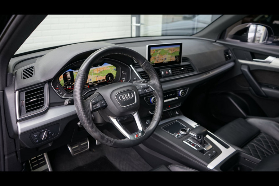 Audi Q5 45 TFSI Quattro 3x S-Line Black Optik AUTOMAAT-360CAMERA-ACC-CARPLAY-KEYLESS-LUCHTVERING-MATRIX-PANORAMA-VOLLEDER-TREKHAAK