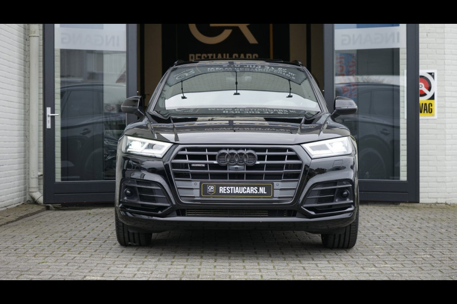 Audi Q5 45 TFSI Quattro 3x S-Line Black Optik AUTOMAAT-360CAMERA-ACC-CARPLAY-KEYLESS-LUCHTVERING-MATRIX-PANORAMA-VOLLEDER-TREKHAAK