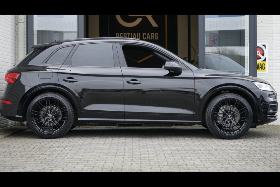 Audi Q5 45 TFSI Quattro 3x S-Line Black Optik AUTOMAAT-360CAMERA-ACC-CARPLAY-KEYLESS-LUCHTVERING-MATRIX-PANORAMA-VOLLEDER-TREKHAAK