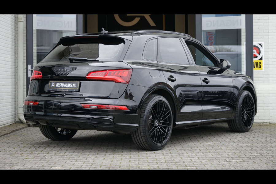 Audi Q5 45 TFSI Quattro 3x S-Line Black Optik AUTOMAAT-360CAMERA-ACC-CARPLAY-KEYLESS-LUCHTVERING-MATRIX-PANORAMA-VOLLEDER-TREKHAAK