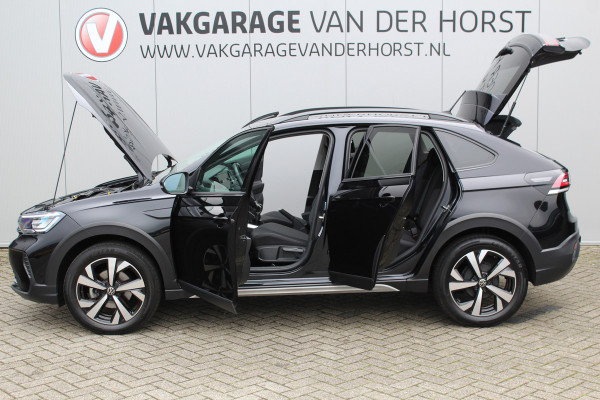 Volkswagen Taigo 1.0-96pk TSI Edition. Zeer nette en luxe hoogzitter, slechts 33.500km ! Airco, cruise cntrl adaptief, camera, pdc achter, trekhaak, LED verlichting, Apple Carplay/Android auto, bluetooth telefoonvoorb., digitaal dashboard etc.