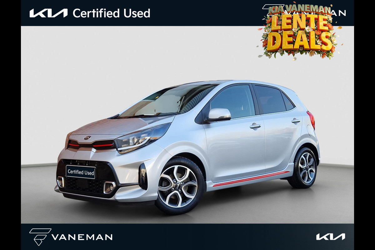 Kia Picanto 1.0 DPi GT-Line | Camera | Navi | Leder | Key-Less | 15” Velgen | Clima | PDC | Cruise | LED |