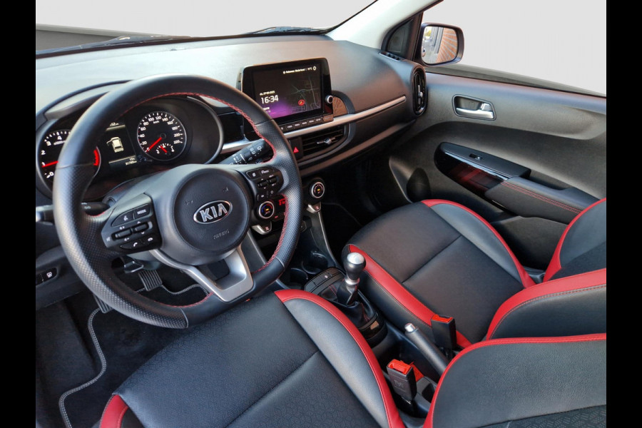 Kia Picanto 1.0 DPi GT-Line | Camera | Navi | Leder | Key-Less | 15” Velgen | Clima | PDC | Cruise | LED |