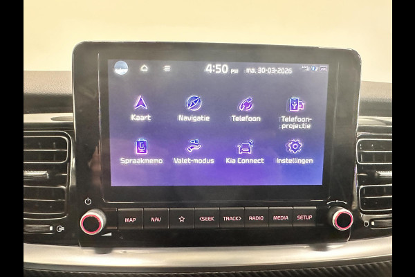 Kia Stonic 1.0 T-GDi MHEV GT-Line Navigatie Apple Carplay/Android Auto Camera Parkeersensoren Cruise Control Stoel- en stuurverwarming Half leder Climate Controln Lichtmetalen velgen