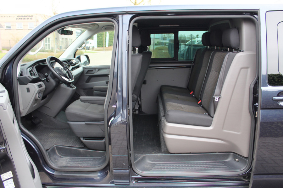 Volkswagen Transporter T6.1 2.0 TDI 146KW E6 Aut. 4Motion L2 DC Highline ✓ dubbele cabine ✓2x schuifdeur