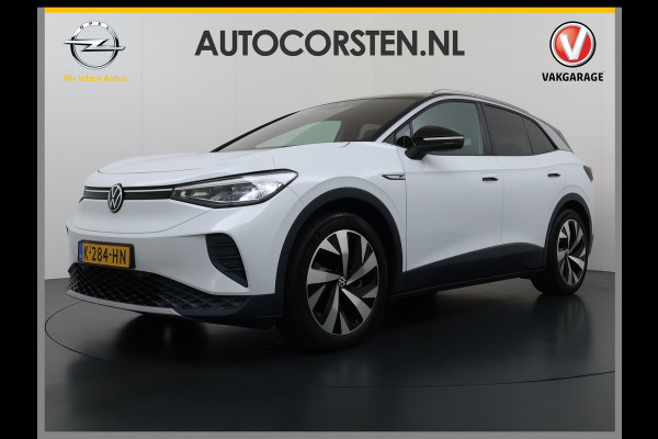 Volkswagen ID.4 204PK First 77kWh SOH 91% Leer/Alcantara Adap.Cruise Camera Apple Carplay Android Navi Ecc Pdc-a+v Lmv 20" Stoel+Stuurverwarming Led Bordherkenning Voor-Klimatisering Semi-Autopilot App-Connect E-sound Front-Assist Origineel Nederlandse Auto