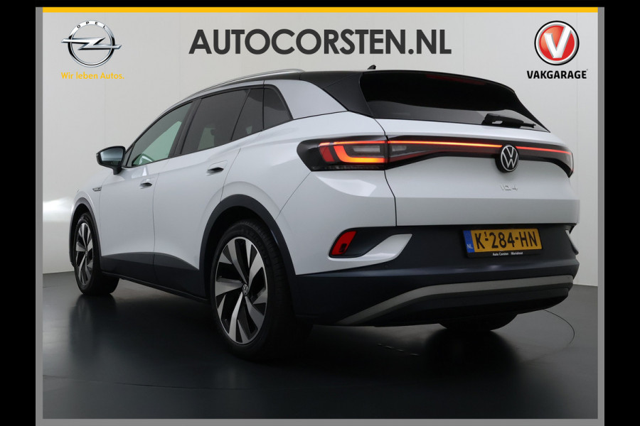 Volkswagen ID.4 204PK First 77kWh SOH 91% Leer/Alcantara Adap.Cruise Camera Apple Carplay Android Navi Ecc Pdc-a+v Lmv 20" Stoel+Stuurverwarming Led Bordherkenning Voor-Klimatisering Semi-Autopilot App-Connect E-sound Front-Assist Origineel Nederlandse Auto