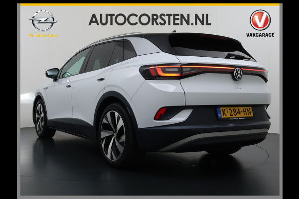 Volkswagen ID.4 204PK First 77kWh SOH 91% Leer/Alcantara Adap.Cruise Camera Apple Carplay Android Navi Ecc Pdc-a+v Lmv 20" Stoel+Stuurverwarming Led Bordherkenning Voor-Klimatisering Semi-Autopilot App-Connect E-sound Front-Assist Origineel Nederlandse Auto