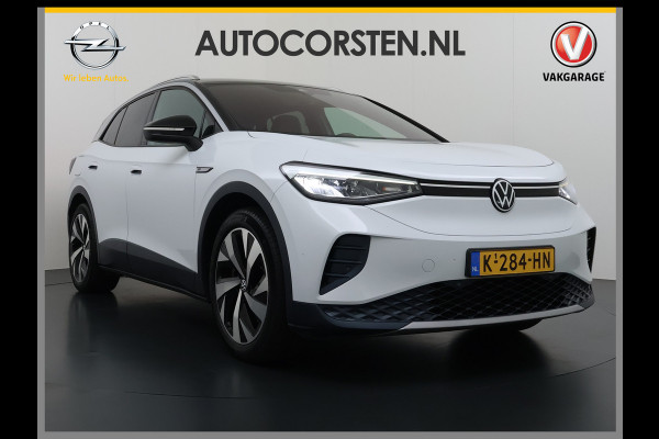 Volkswagen ID.4 204PK First 77kWh SOH 91% Leer/Alcantara Adap.Cruise Camera Apple Carplay Android Navi Ecc Pdc-a+v Lmv 20" Stoel+Stuurverwarming Led Bordherkenning Voor-Klimatisering Semi-Autopilot App-Connect E-sound Front-Assist Origineel Nederlandse Auto