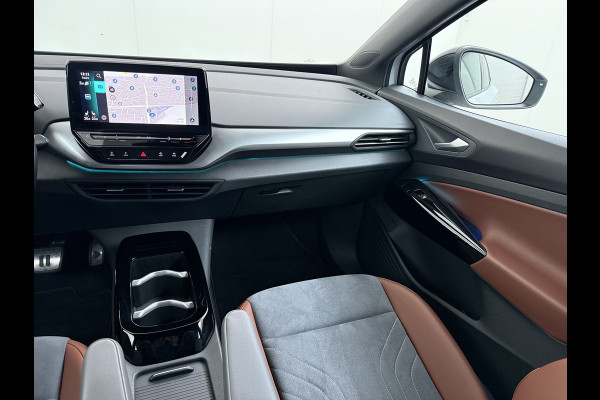 Volkswagen ID.4 204PK First 77kWh SOH 91% Leer/Alcantara Adap.Cruise Camera Apple Carplay Android Navi Ecc Pdc-a+v Lmv 20" Stoel+Stuurverwarming Led Bordherkenning Voor-Klimatisering Semi-Autopilot App-Connect E-sound Front-Assist Origineel Nederlandse Auto