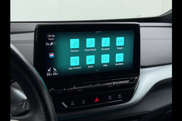 Volkswagen ID.4 204PK First 77kWh SOH 91% Leer/Alcantara Adap.Cruise Camera Apple Carplay Android Navi Ecc Pdc-a+v Lmv 20" Stoel+Stuurverwarming Led Bordherkenning Voor-Klimatisering Semi-Autopilot App-Connect E-sound Front-Assist Origineel Nederlandse Auto