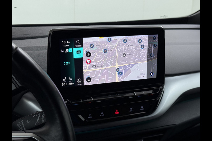 Volkswagen ID.4 204PK First 77kWh SOH 91% Leer/Alcantara Adap.Cruise Camera Apple Carplay Android Navi Ecc Pdc-a+v Lmv 20" Stoel+Stuurverwarming Led Bordherkenning Voor-Klimatisering Semi-Autopilot App-Connect E-sound Front-Assist Origineel Nederlandse Auto